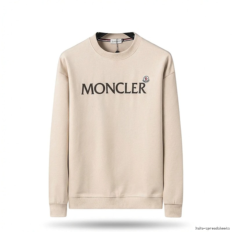 Moncler minimalist beige sweatshirt