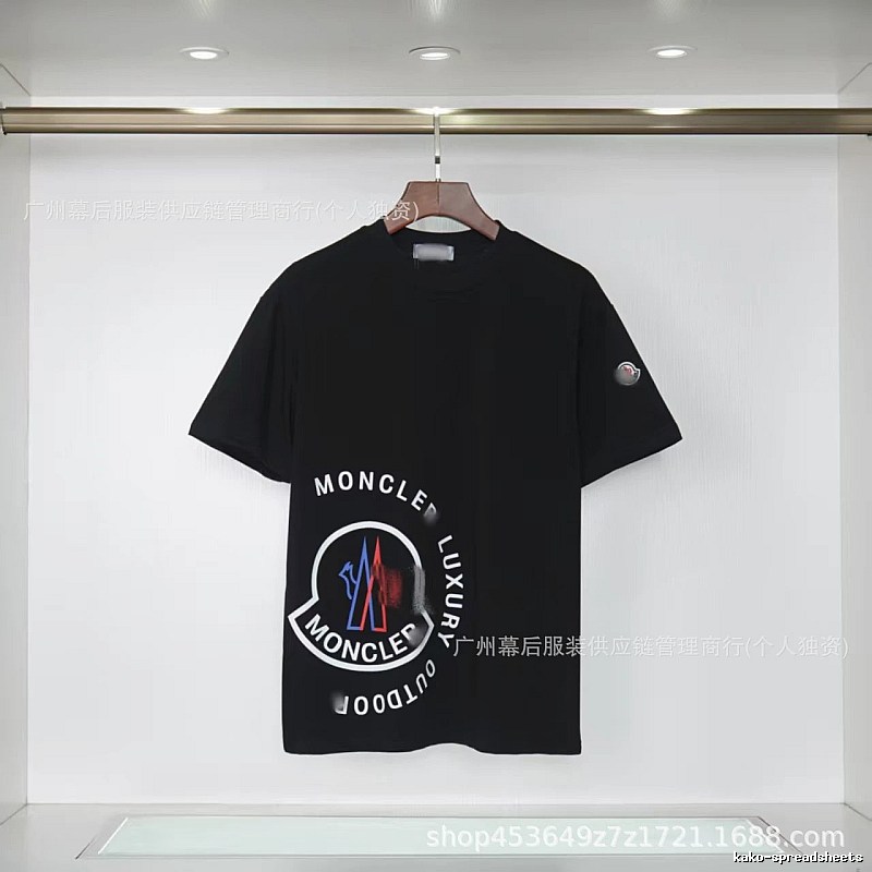 Moncler Outdoor Casual Style Black Short-sleeve T-shirt