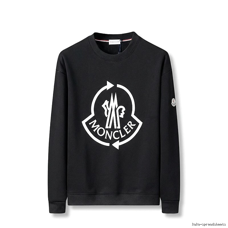 Moncler's classic trendy black sweatshirt