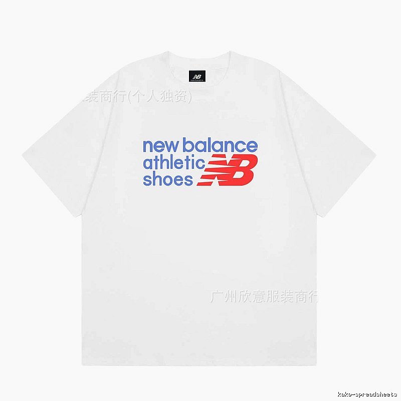 New Balance Printed Sporty White Short-sleeve T-shirt