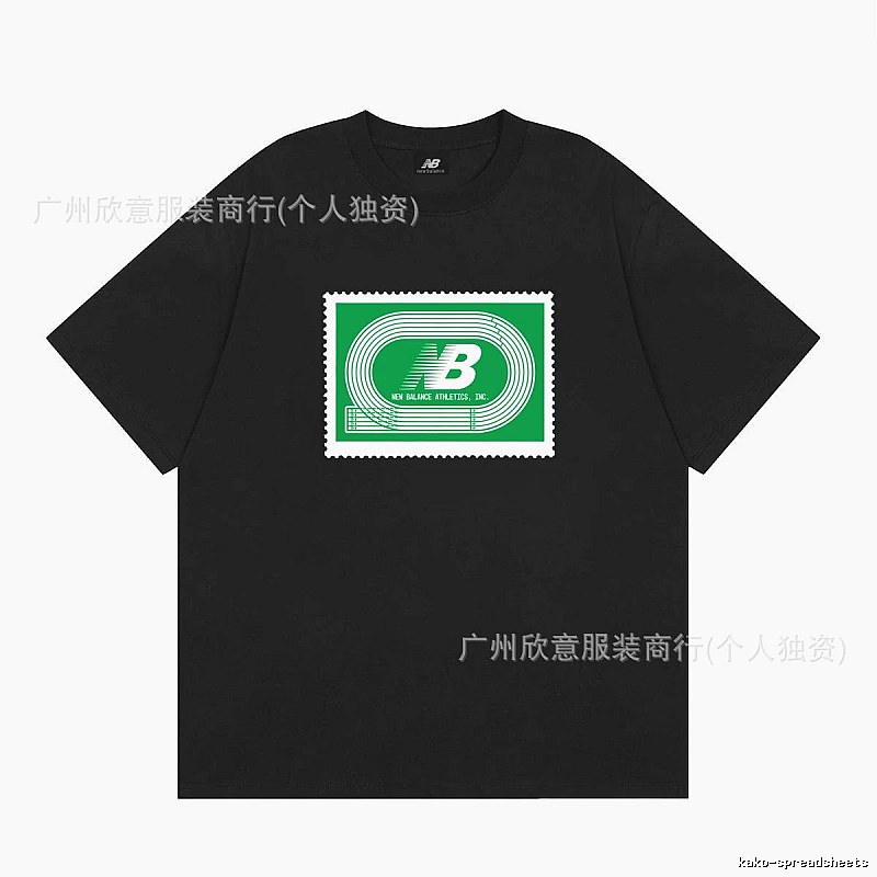 New Balance Sports & Casual Style Black Printed T-Shirt