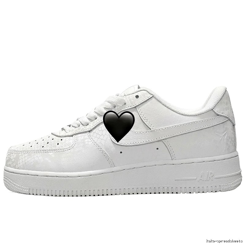 Nike Air Force 1 simple white sneakers