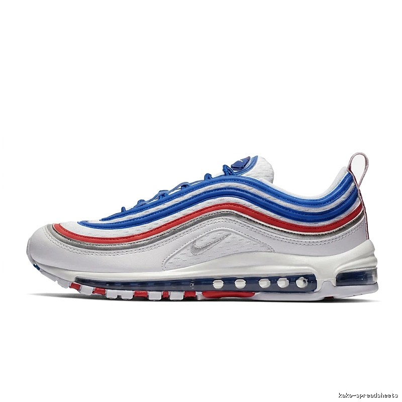 Nike Air Max 97 Trendy White, Red and Blue