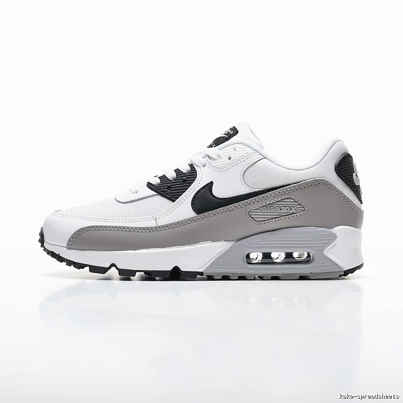 Nike Air Max retro-style gray and white sports shoes