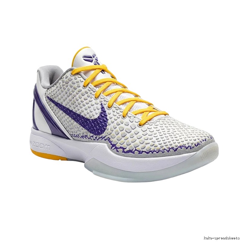 Nike KOBE series trendy white and purple sports shoes