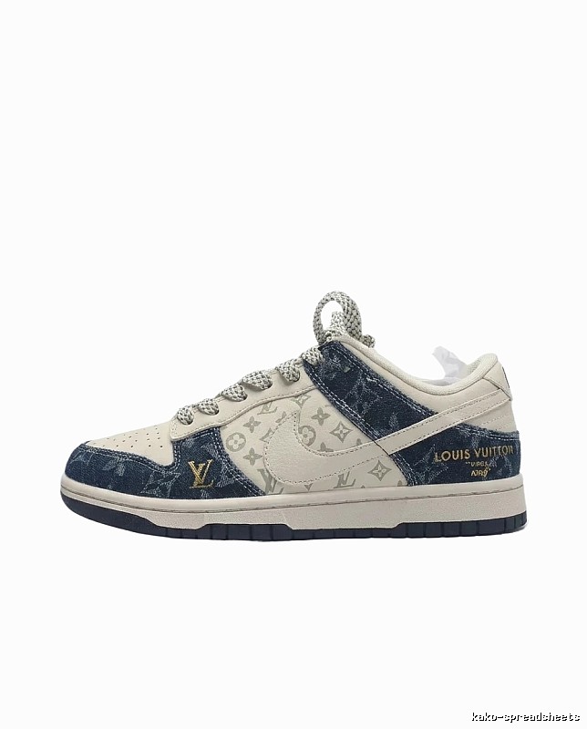 Nike LV Co-branded Retro Denim Sneakers