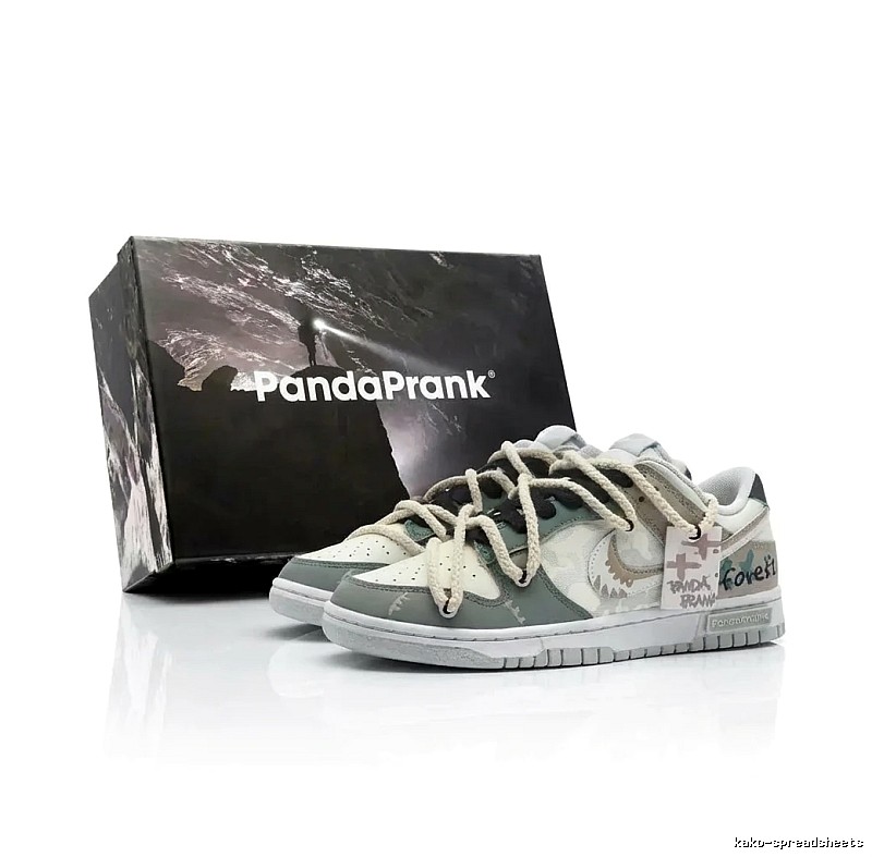 Nike retro gray and white sports shoes