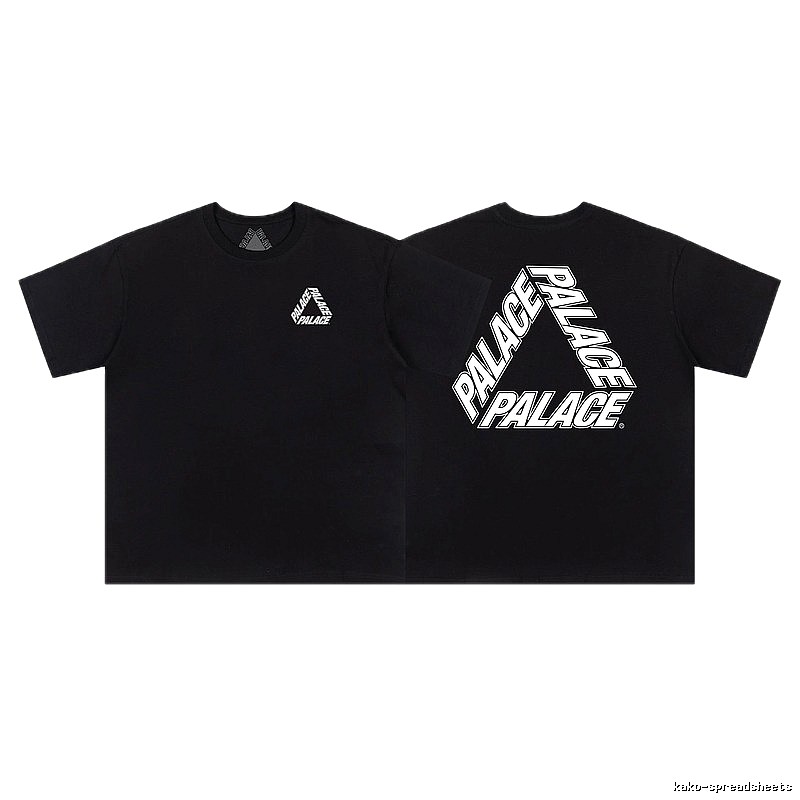 Palace Classic Triangular Street Style Black T-Shirt