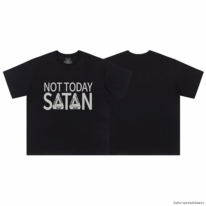 Palace Triangle Print Street Style Black T-Shirt