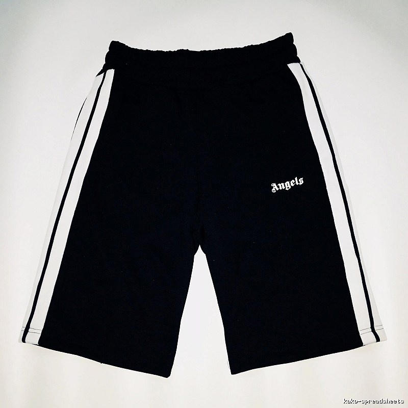 Palm Angels Classic Track shorts Black Side Stripe for Daily Styling