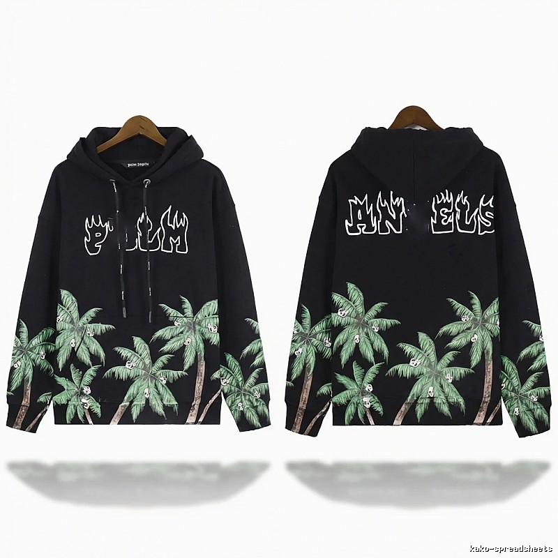 Palm Angels Palm Tree Black Hoodie