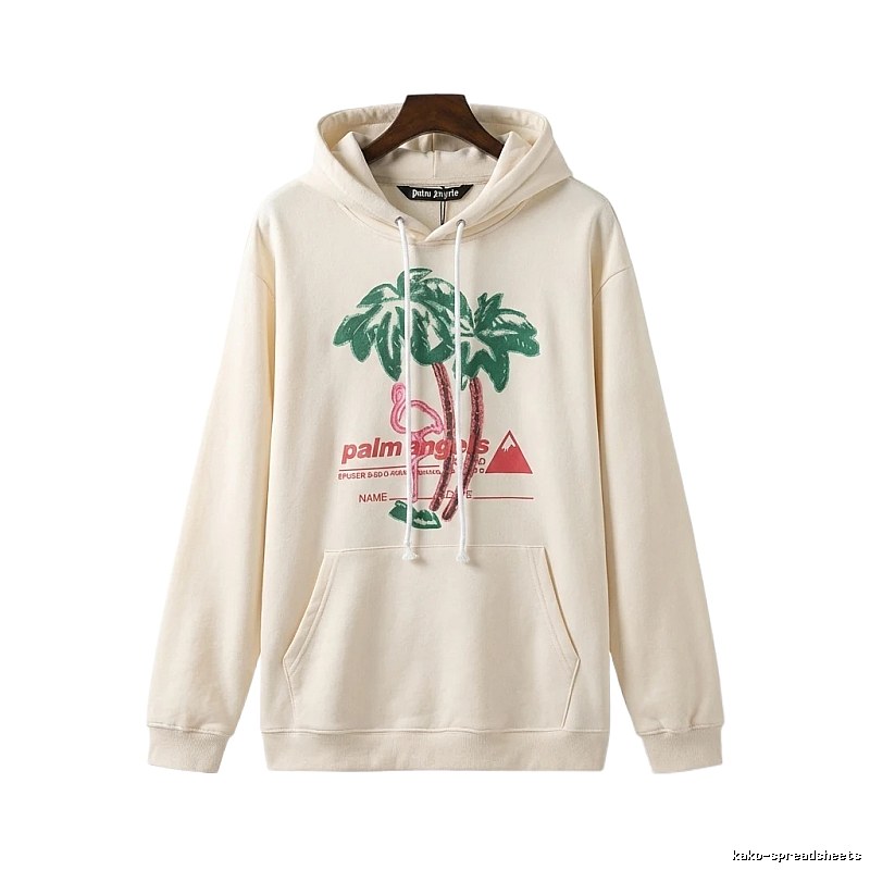 Palm Angels Printed Casual Hoodie