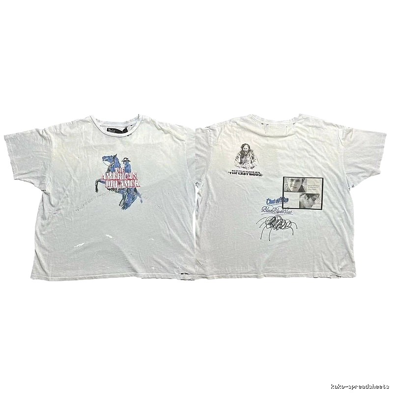 Paly Hollywood American Print Retro White T-shirt