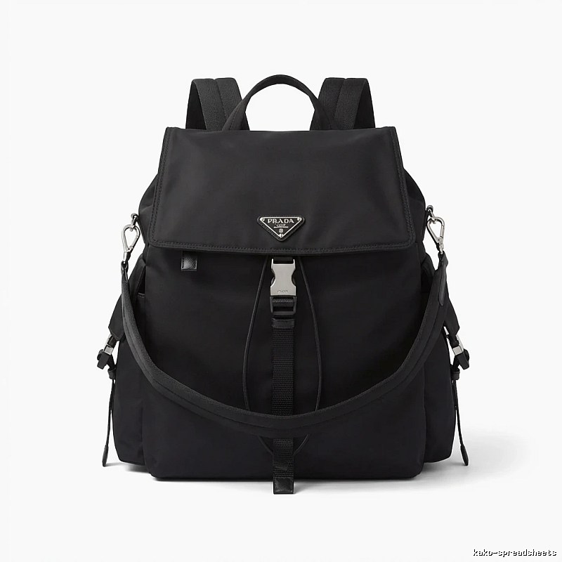 Prada classic black backpack