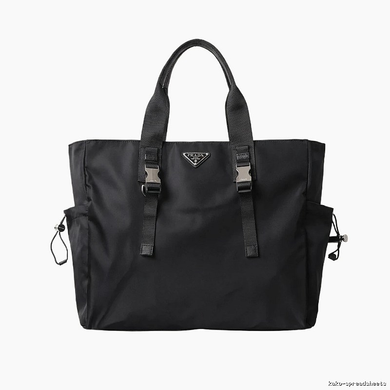 Prada Nylon Minimalist Style Black Bag