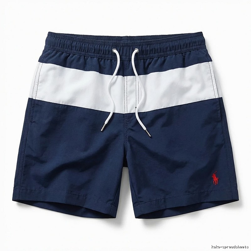 Ralph Lauren classic color-blocking shorts