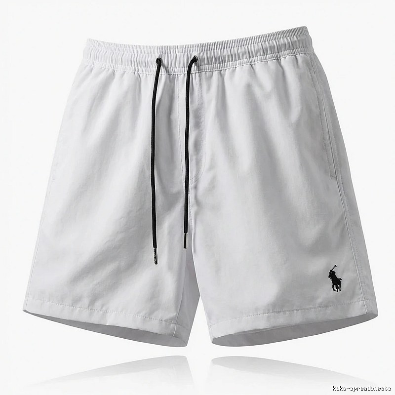 Ralph Lauren minimalist style white shorts