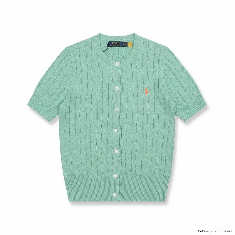 Ralph Lauren Polo light green knitted cardigan