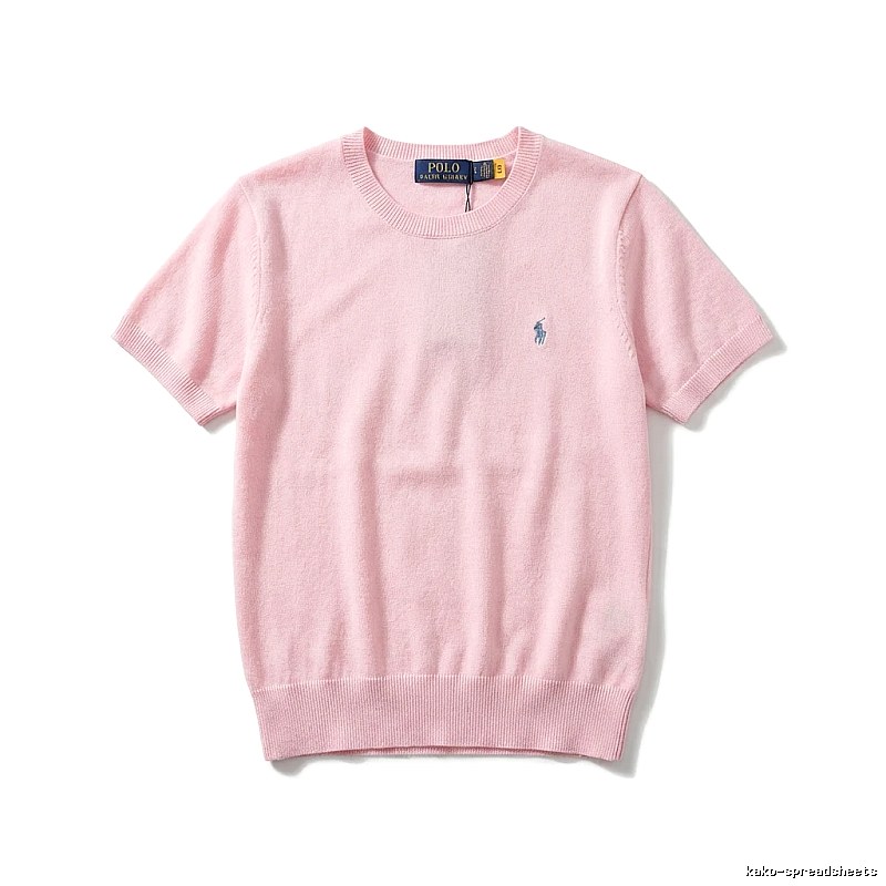 Ralph Lauren Polo pink trendy brand short-sleeve shirt