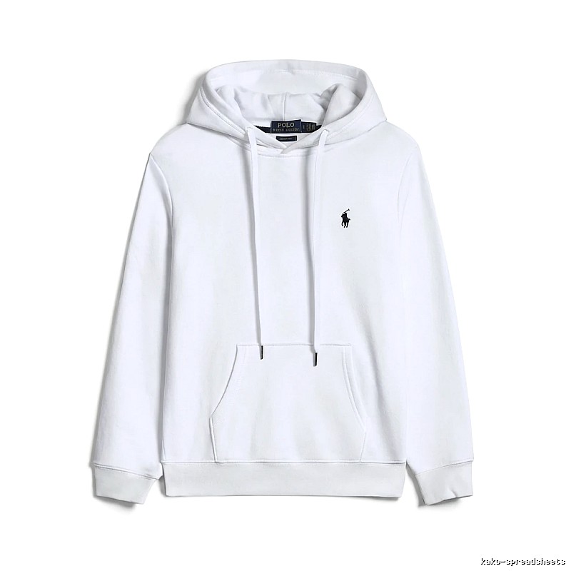 Ralph Lauren Polo white hooded sweatshirt