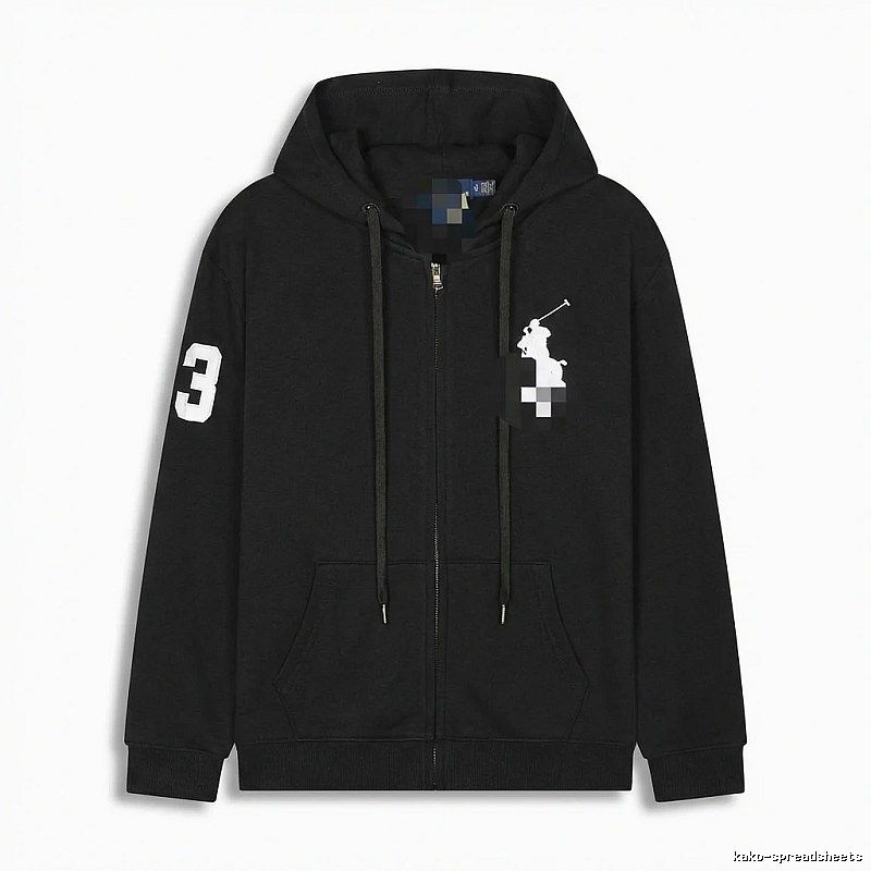 Ralph Lauren sporty black hoodie