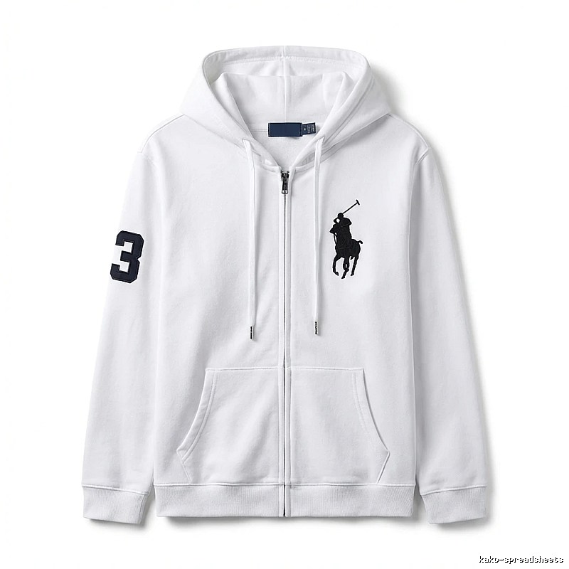 Ralph Lauren sporty white sweatshirt