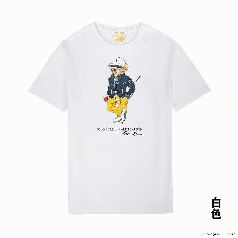 Ralph Lauren white T-shirt with bear print