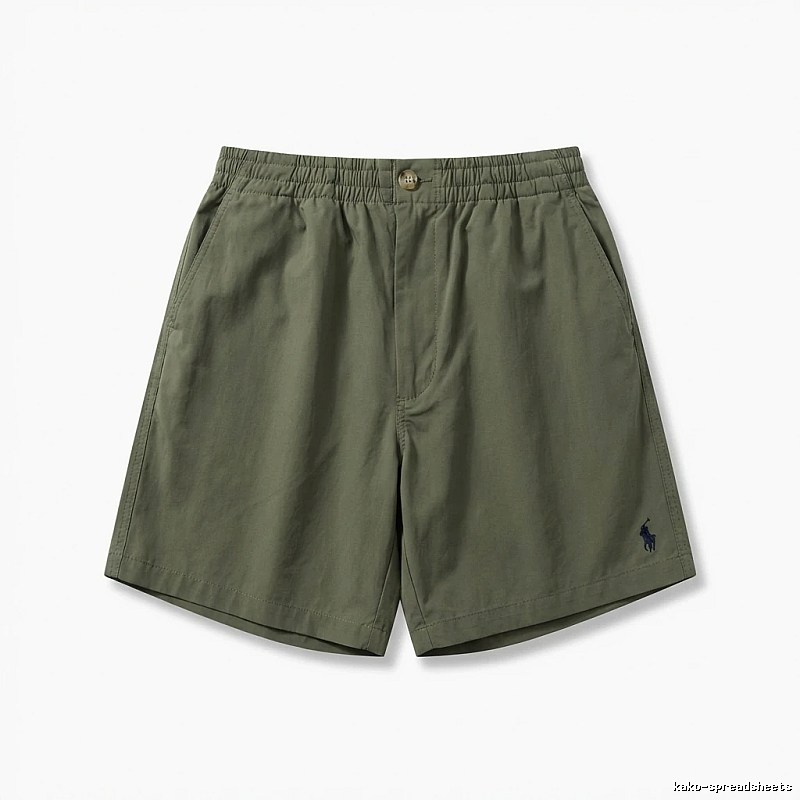 Ralph Lauren's casual-style military green shorts