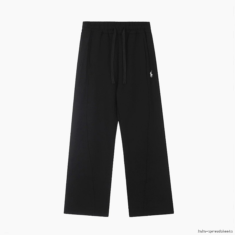 RalphLauren Wide-Leg Casual Pants Travel Edit in Black