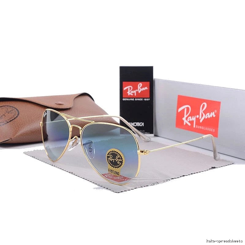 Ray-Ban Lightweight Aviator sunglasses Gold Tone Sunglasses for Gift Ideas