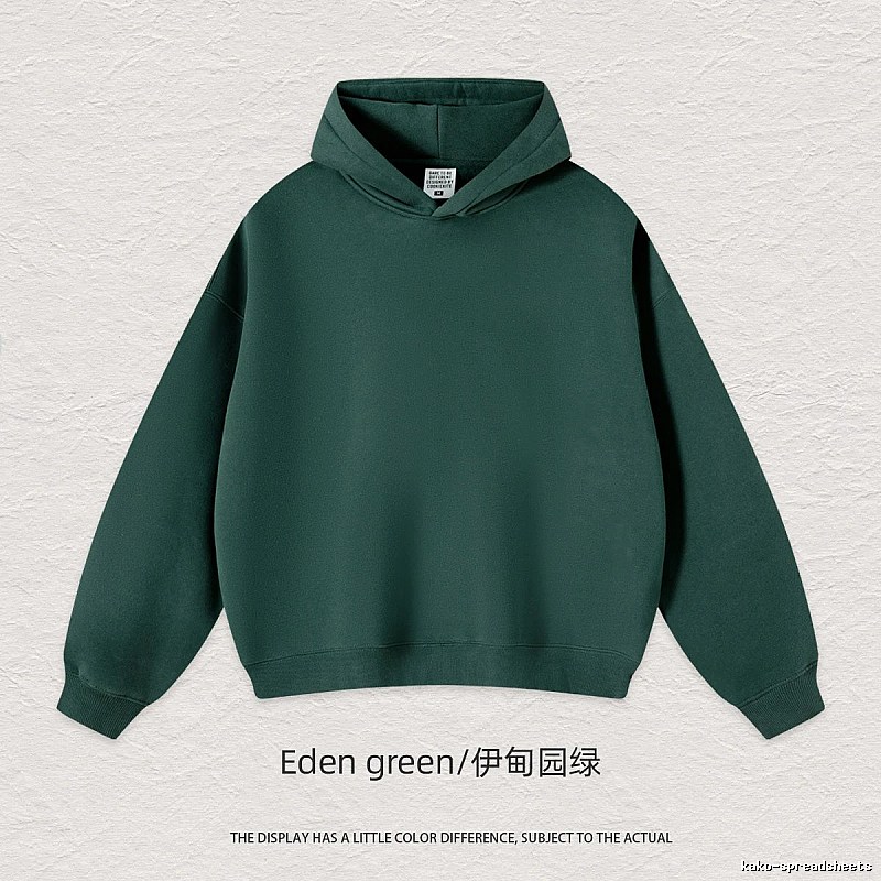 Relaxed Blank pullover hoodie Black Minimal A with Designer-Inspired Detail