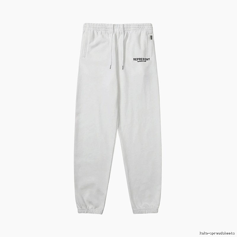 REPRESENT Basic White Sweatpants