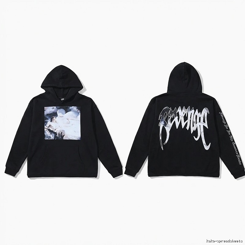 Revenge dark style black hoodie