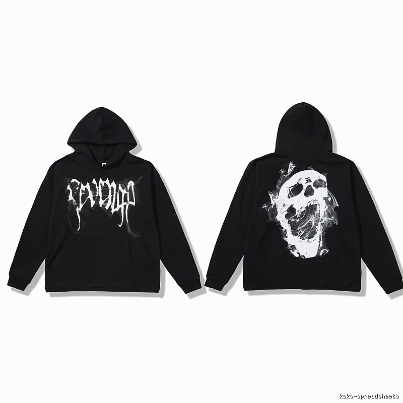 Revenge Skull Dark Style Hoodie