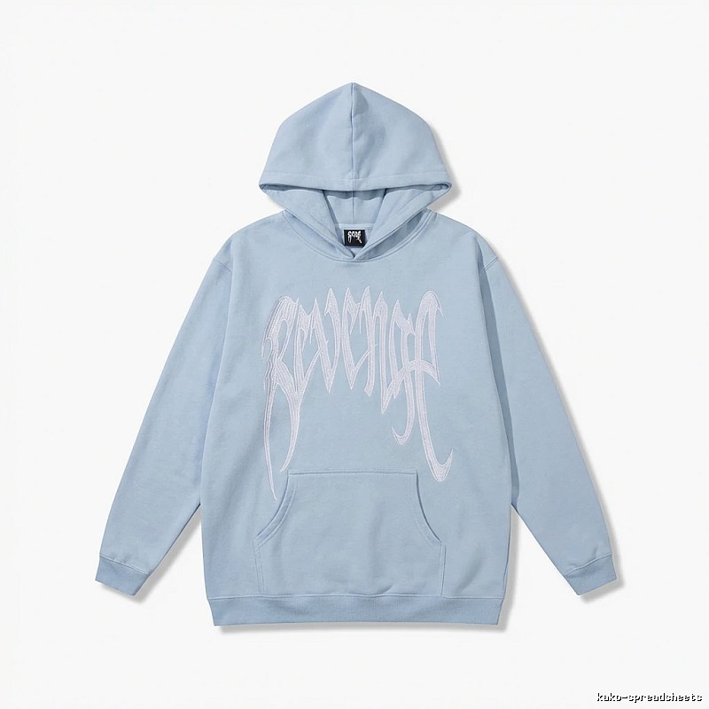 Revenge trendy and cool style light blue sweatshirt