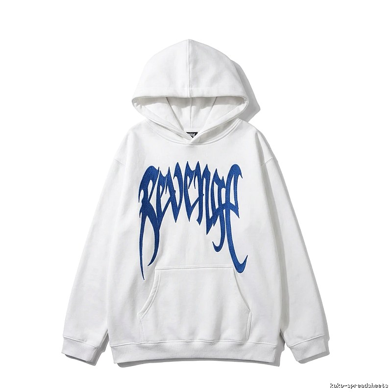 Revenge trendy and cool style white hoodie