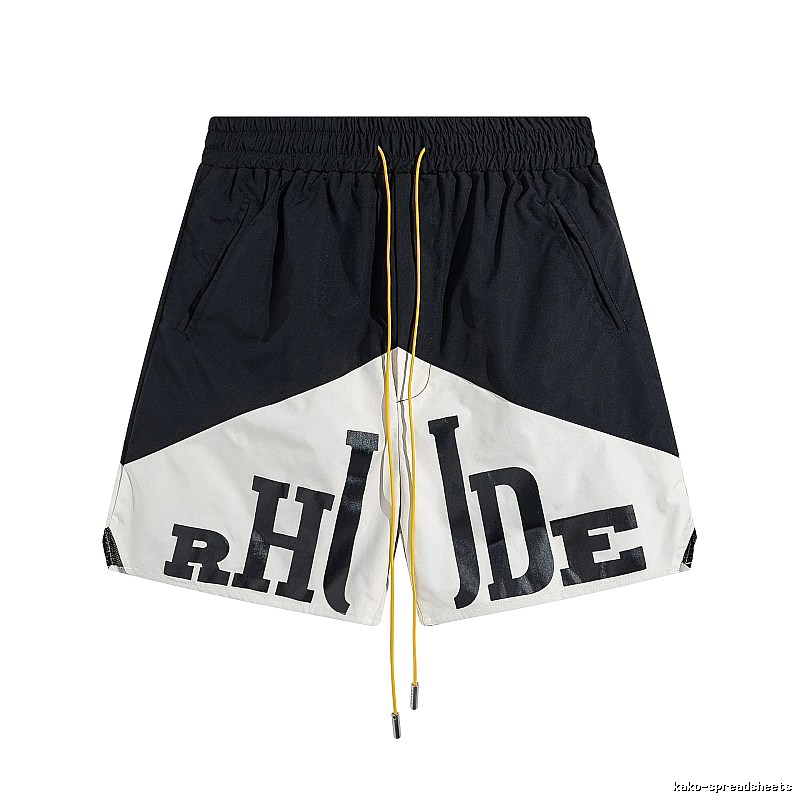 RHUDE Color-blocking Trendy Brand Shorts
