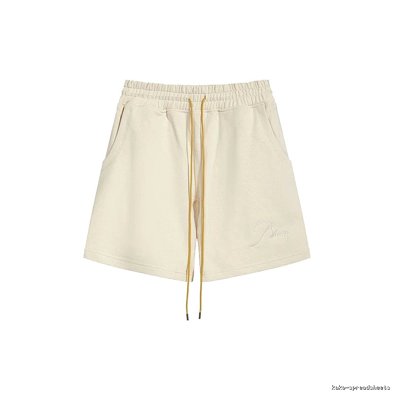 RHUDE's simple and casual style off-white shorts