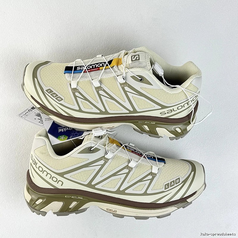 Salomon Beige Treaded Trail Sole Trail Sneakers