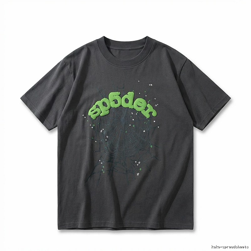 Sp5der Dark Style Black T-shirt