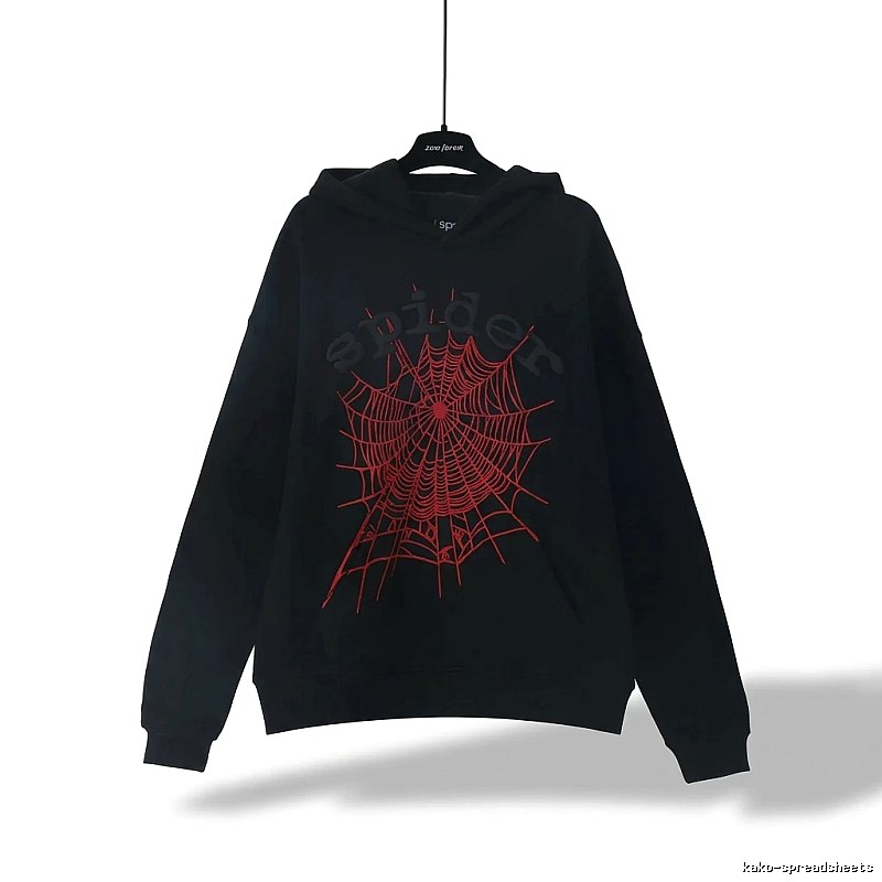 Sp5der Spider Web Trendy Cool Black Sweatshirt