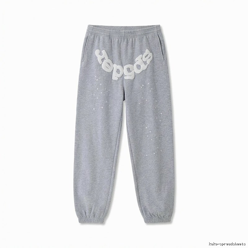 Sp5der Starry Rhinestone Wind Track Pants