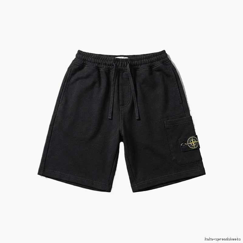 Stone Island functional style black shorts