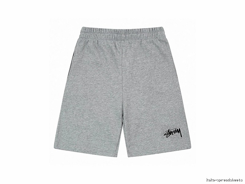 Stussy basic casual gray shorts