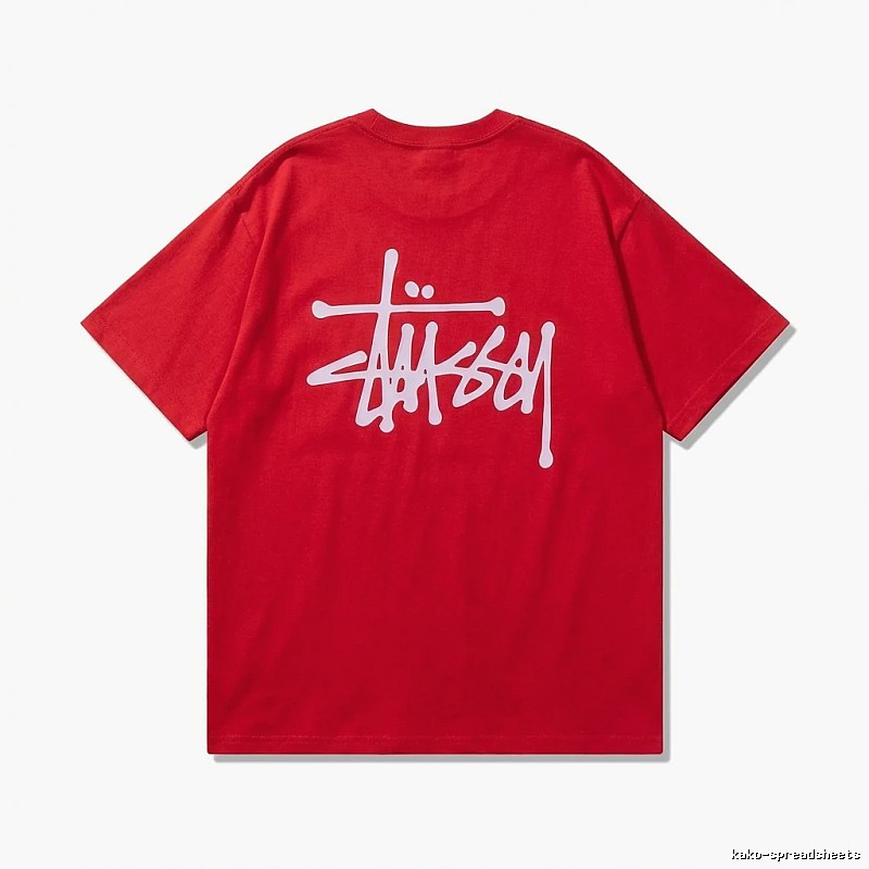 Stussy basic red T-shirt