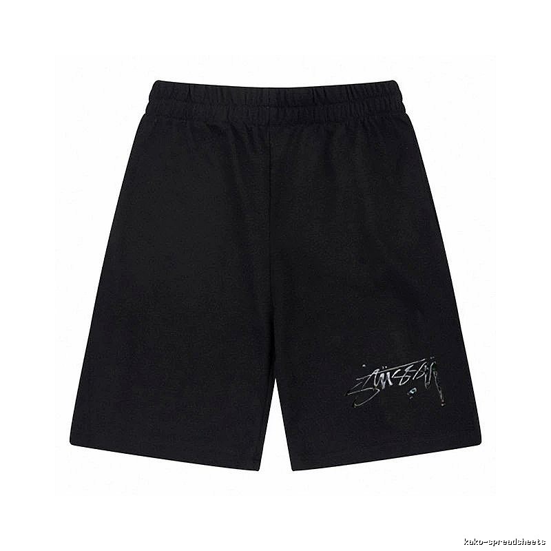Stussy Basic Style Trendy Black Shorts