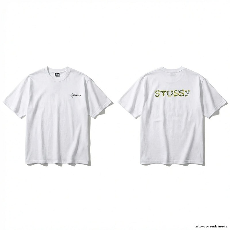 Stussy basic white T-shirt