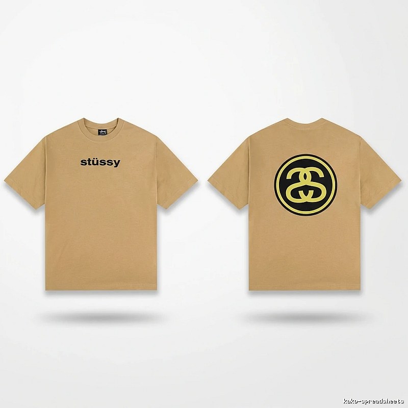 Stussy classic khaki short-sleeve