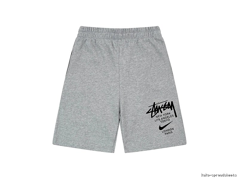 Stussy Co-branded Sporty Grey Shorts