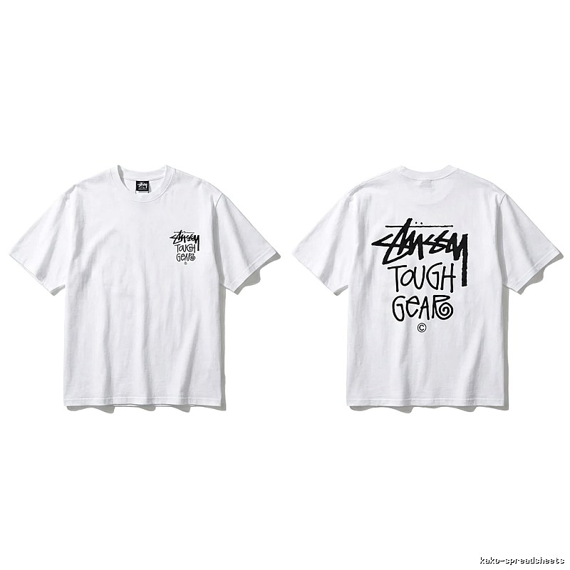 Stussy Graffiti Style White T-shirt